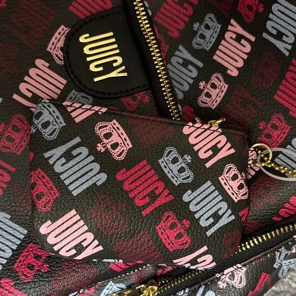 NWT Juicy Couture JC Royal Sport Backpack Multilogo - Picture 5 of 8